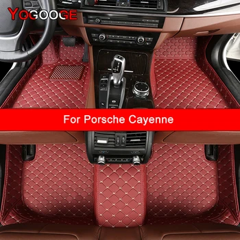 YOGOOGE Изготовленные на заказ автомобильные коврики для Porsche Cayenne Автоаксессуары Коврик для ног