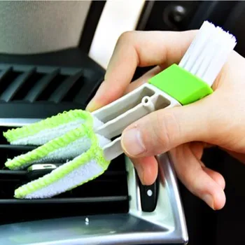  Пластиковый инструмент для чистки автомобильной щетки Очиститель вентиляционных жалюзи автокондиционера для Nissan Note Tiida Qashqai Almera Juke X-Trail Pathf