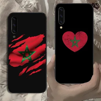 Чехол для телефона с марокканским флагом для Samsung Note 9 10 20 Plus Pro Ultra J6 J5 J7 J8 Мягкий черный чехол для телефона