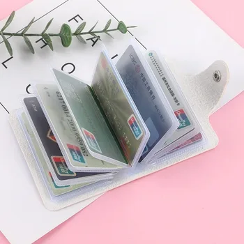 Мультяшные сумки для карт Повседневные симпатичные держатели кредитных карт для удостоверений личности Креативный цветной чехол для банковской карты Чехол для банковских карт Слоты для нескольких карт Полноцветный кошелек